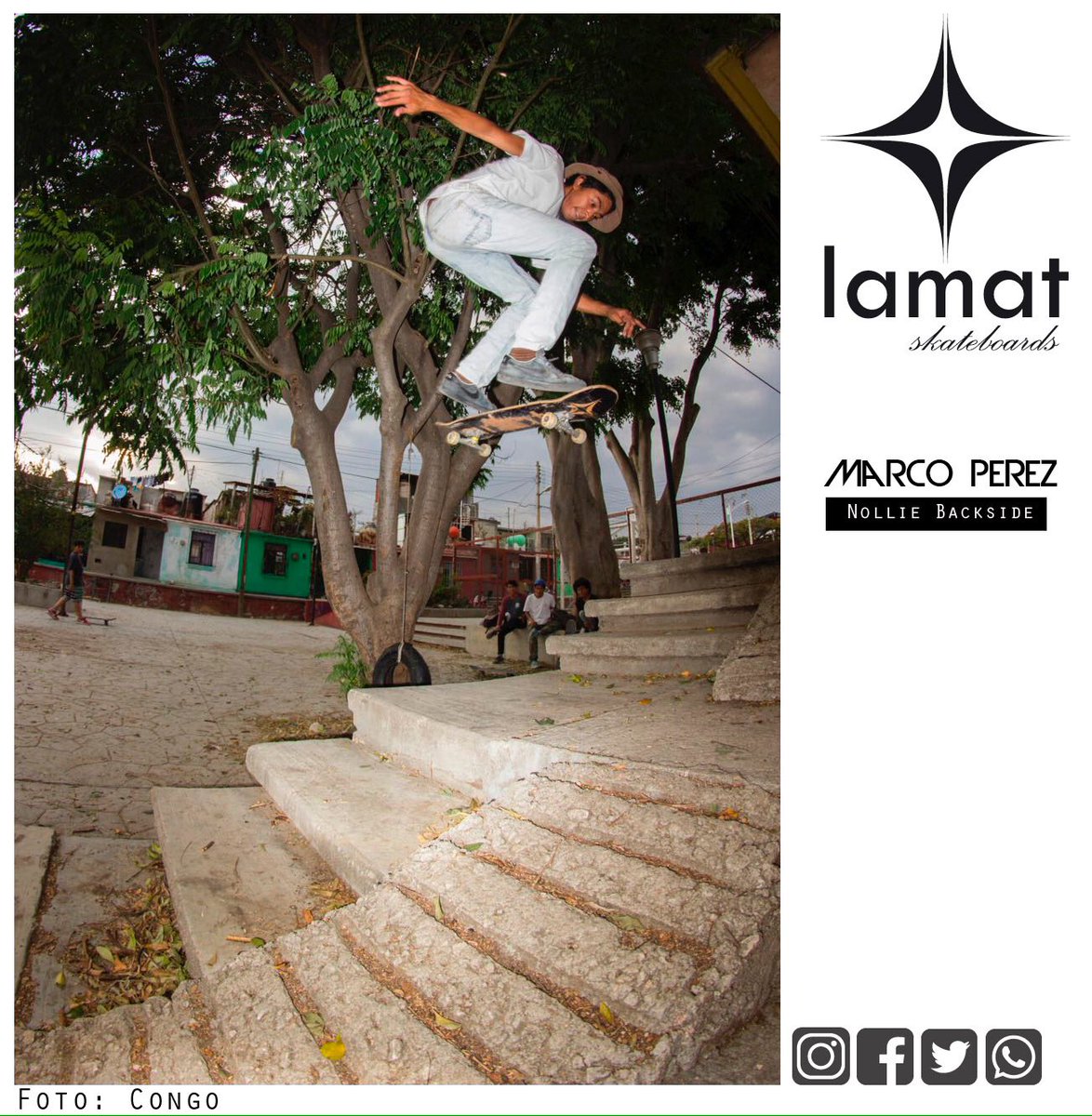 Marco Pérez Doble Set, Nollie Back... #lamatskateboards #lamatfamilia