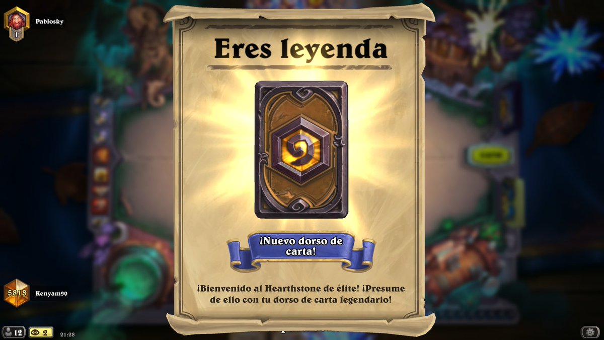 Al filo de los Nerfs pero he llegado a tiempo!! First time Legend!

GoPr3! <a href="/Pr3senceGaming/">Pr3sence Gaming - PR3</a> <a href="/Pr3sence_HS/">Pr3sence Gaming HS</a>