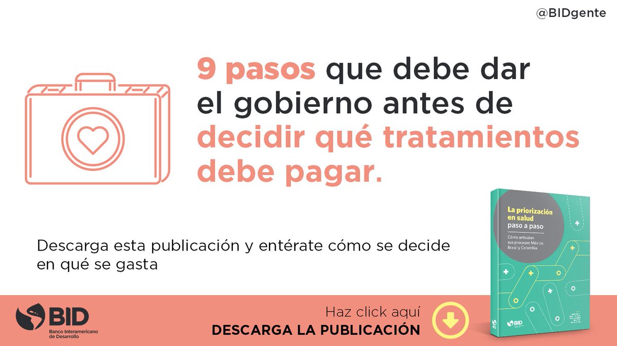 ¿Cómo decide tu gobierno cuáles medicamentos
y tratamientos de salud cubre? Descúbrelo en esta publicación Iad.bg/XWep30jP5Jo vía @BIDgente @RedCriteria <a href="/ugiedion/">Ursula Giedion</a>