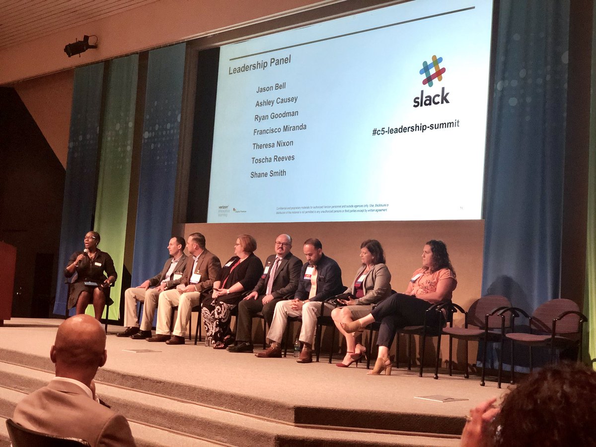 DLC_ViNguyen's tweet photo. @its_shanesmith @CougarDirector @toschareeves representing @IrvingISD on the @dpvils Leadership Panel discussing leadership styles, creating clear vision, growth mindsets and much more! #MyIrvingISD #dpvils #verizoninnovativelearning @verizon https://t.co/4mcCEd0O9Q