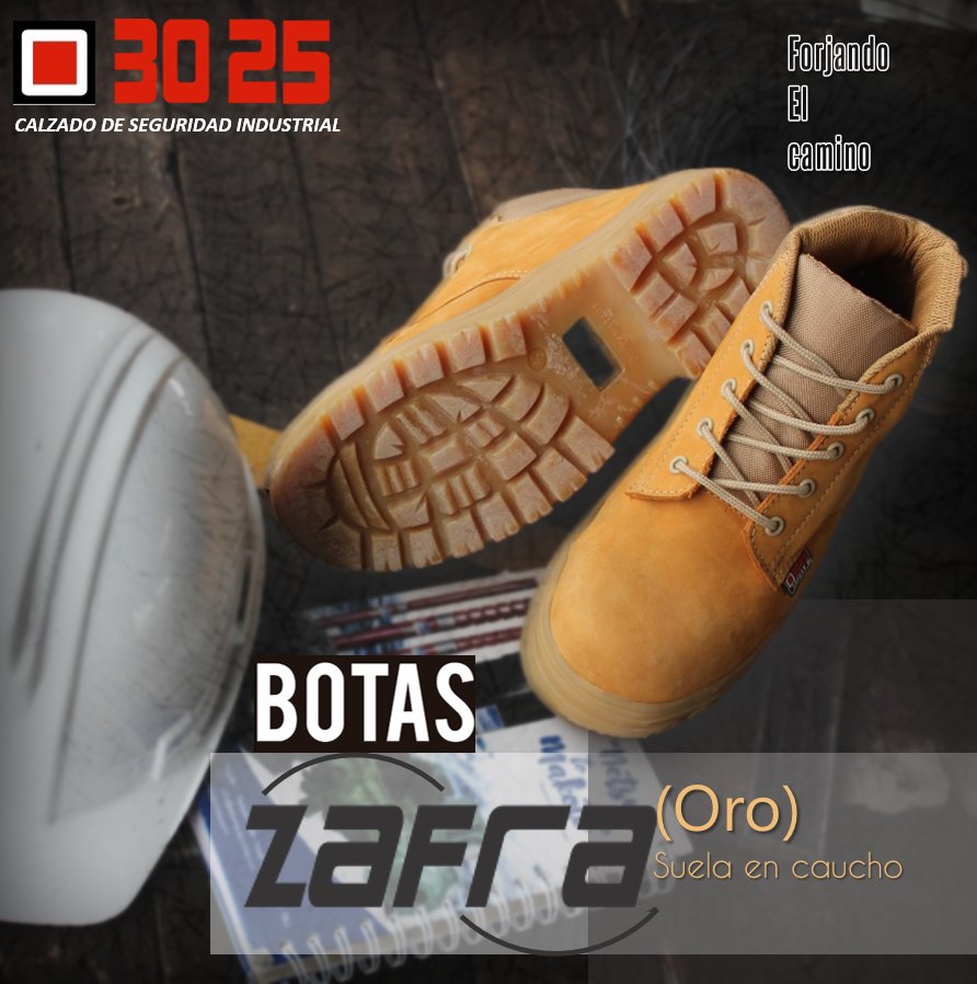 CALZADOS3025 auf Twitter: „Iniciamos la semana con un bodegón industrial de  nuestras botas ZAFRA Oro suela en caucho 👩\u200d🚒👩\u200d🏭👨\u200d🏭👨\u200d🎨👣👣👁️  #calzado #seguridad #industrial #Bodegonindustrial #grandestrabajos  #felizdìa https://t.co/5Sp5JThSUF 