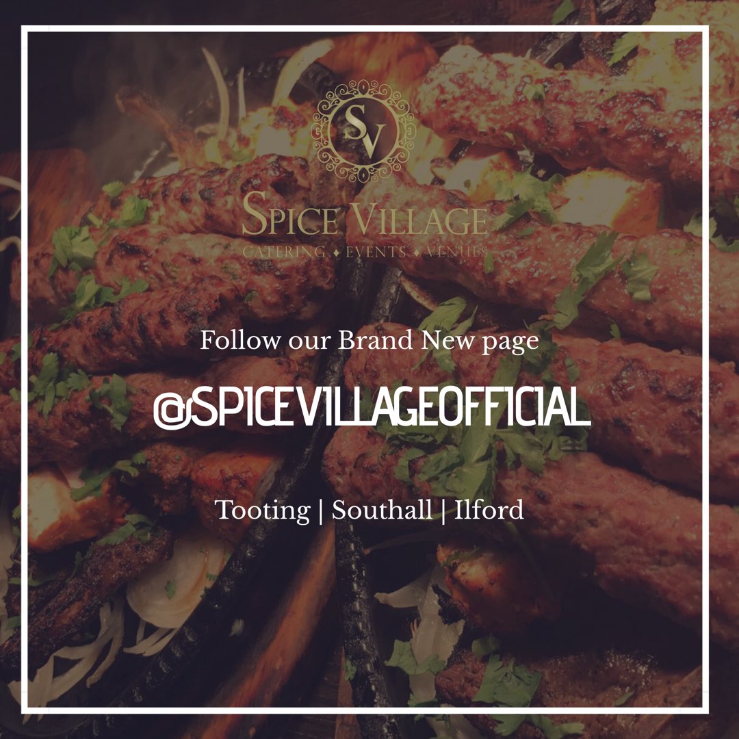 SpiceVilTooting's tweet photo. Hi Guys! Please follow our Brand new twitter page @spice_village Exciting new competitions and giveaways coming soon! #SpiceVillage #Twitter #Tooting #Clapham #Croydon #Mitcham #Balham #London #Wandsworth #Afghani #Indian #Pakistani #Cuisine #HMC #Southall #Ilford https://t.co/dENFvnwP3w