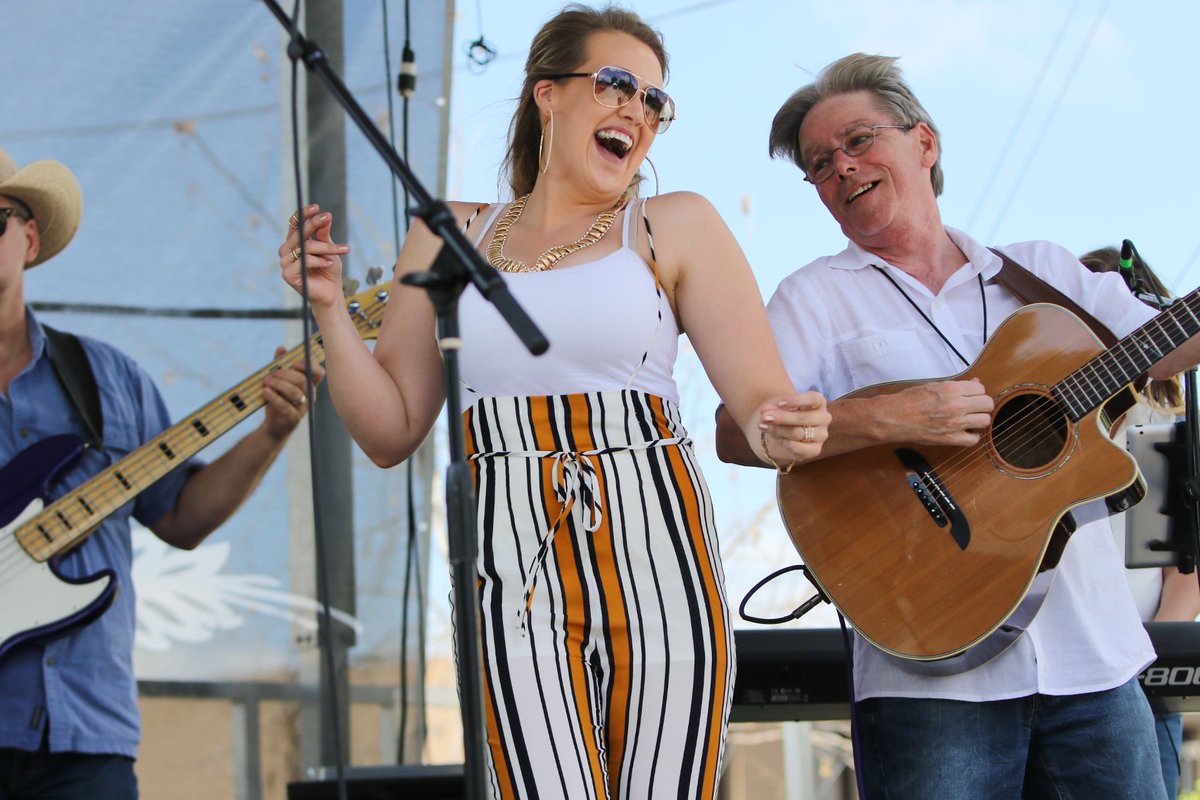 rgffoundation's tweet photo. Thanks for putting on such a fantastic show #CarrieMarie! #KarbachCookOff #RGFF https://t.co/3AKzaRzVLi