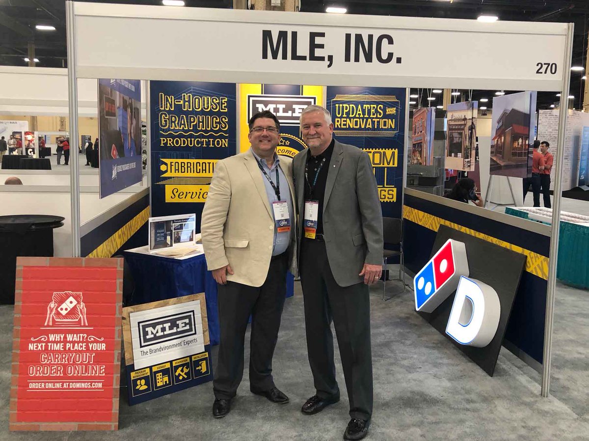 MLE_BRAND's tweet photo. The 2018 Dominos Pizza Rally is a wrap! We had an amazing time and met so many terrific people. LOVE this brand, and LOVE making new friends!πΒ Thanks to Scott Senne and Matthew Walls for all your help! #dominosrally #mleinc #dominosrally2018 #brandvironments #worldwiderally2018 https://t.co/O80xLOVAKg