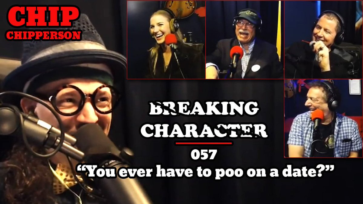 ISOBigD's tweet photo. .@ChipChipperson breaking character 057 | https://t.co/n2HJeqigvs | with ticklish @RobFromTheShow, @AnthonyCumiacm, @kevinbrennan666, @iraweatherman, @cristinapalumbo, @JimNorton, @riotcast #chipchipperson @chiparmey https://t.co/TS2s7eIeVc