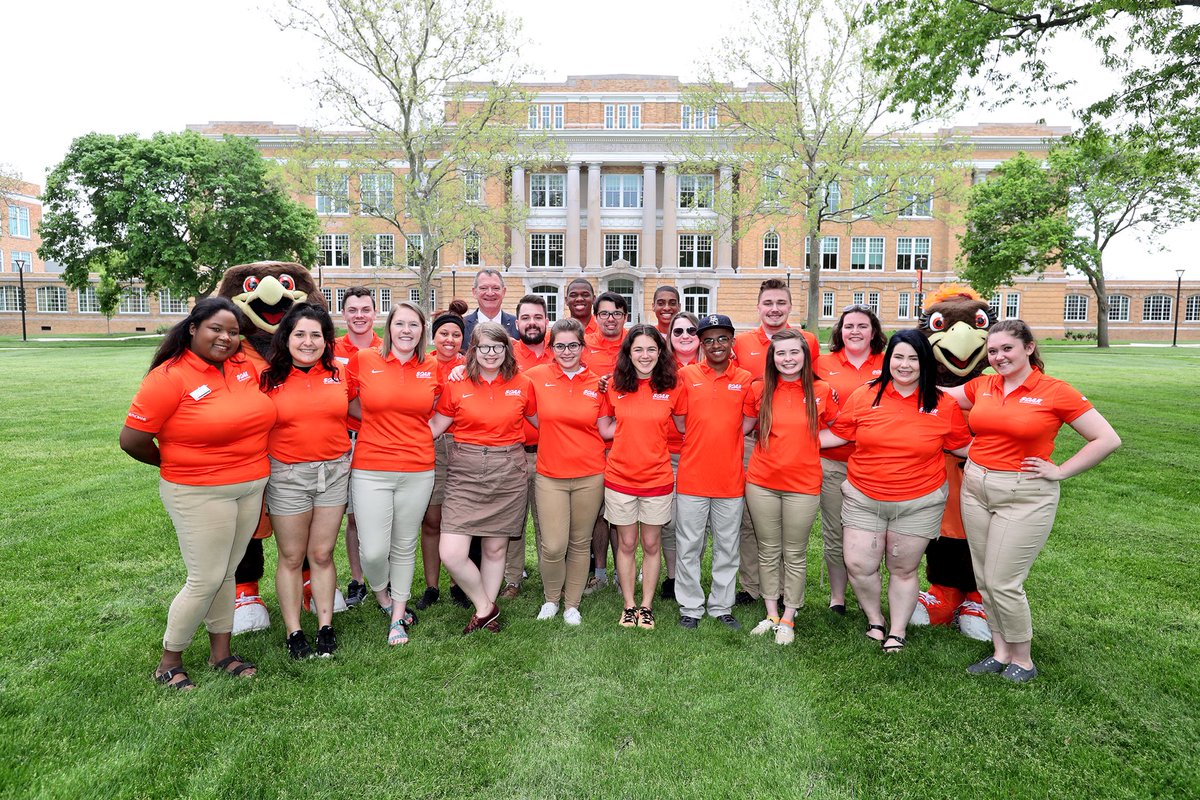 Pres_Rogers's tweet photo. Congratulations to our newest orientation leaders! Looking forward to a great summer welcoming the Class of 2022 throughout @FalconSOAR! #FalconProud https://t.co/f3HjdAlH16