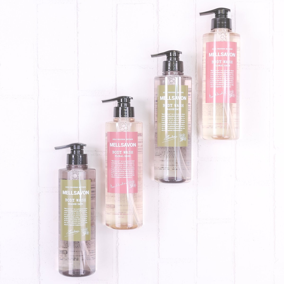 メルサボン 公式アカウント メルサボンにはボディウォッシュも シンプルかつ高級感のあるデザインで バスルームに置くだけで一気におしゃれな空間に Mellsavon メルサボン 石けん100 石油系ゼロ バスルーム シンプルライフ キュッとした洗い