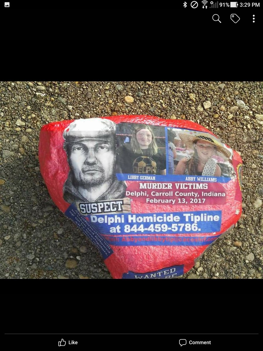 's tweet image. Took one like this to Methodist Hospital in Indy today also 
#DelphiStrong
#canthideforever