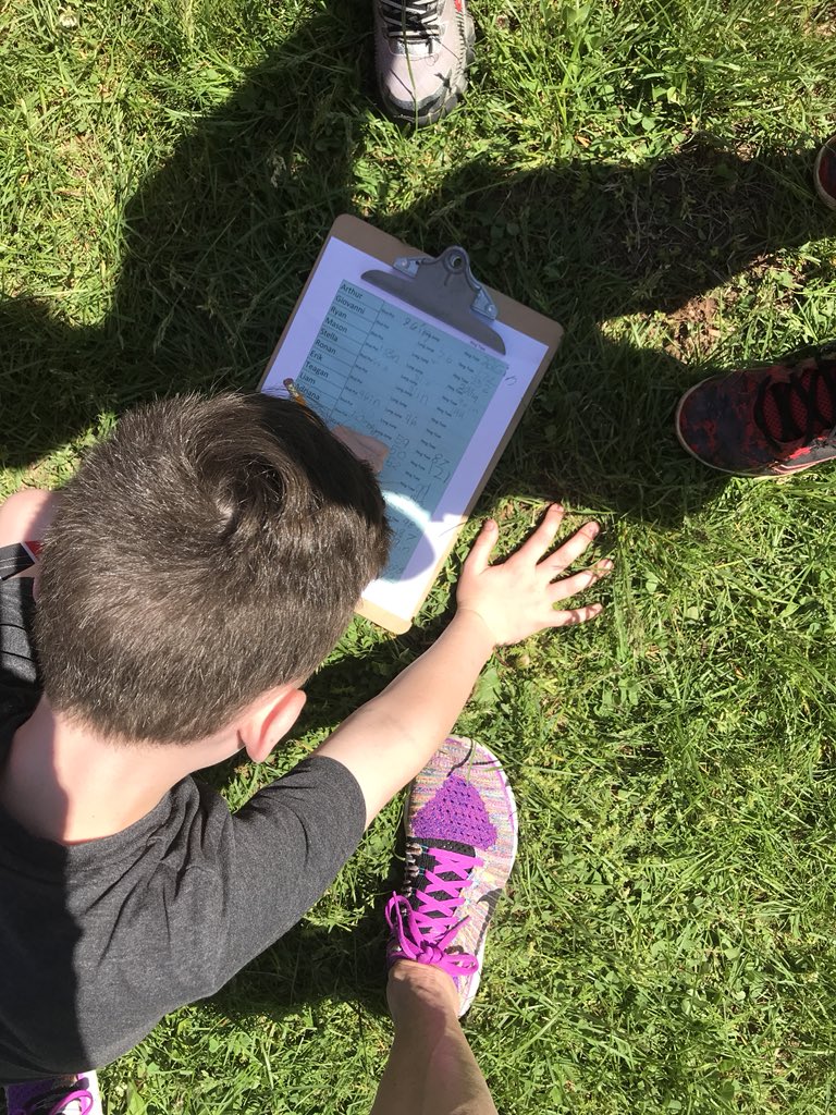 patriciaeyer's tweet image. @WOSnews @CaralynCosgrove #mrspenoWOS Ss take it outside to measure &amp;amp; record their #longjump #ringtoss #shotput #letsgraph #engaging #studentsuccess 📝