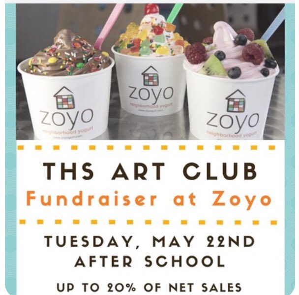 tempe_high_art's tweet photo. Come support art club tomorrow at zoyo! Happy finals! https://t.co/qRopLmsZsE