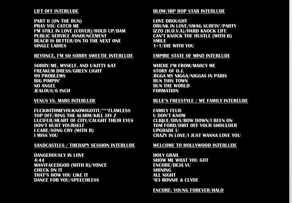 Third Ward Trill Di Twitter B J Otr Ii Setlist Concept Disclaimer It Was Requested By Many To Release A Setlist With More Songs With The Concept In Mind That