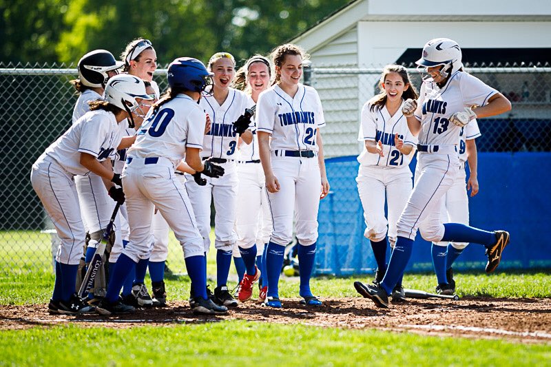 PlummerAl's tweet photo. Congrats to Olivia D. for her home run today in GHS 10-7 win  over Simsbury.  @GburyAthletics https://t.co/8syXU1y1yb