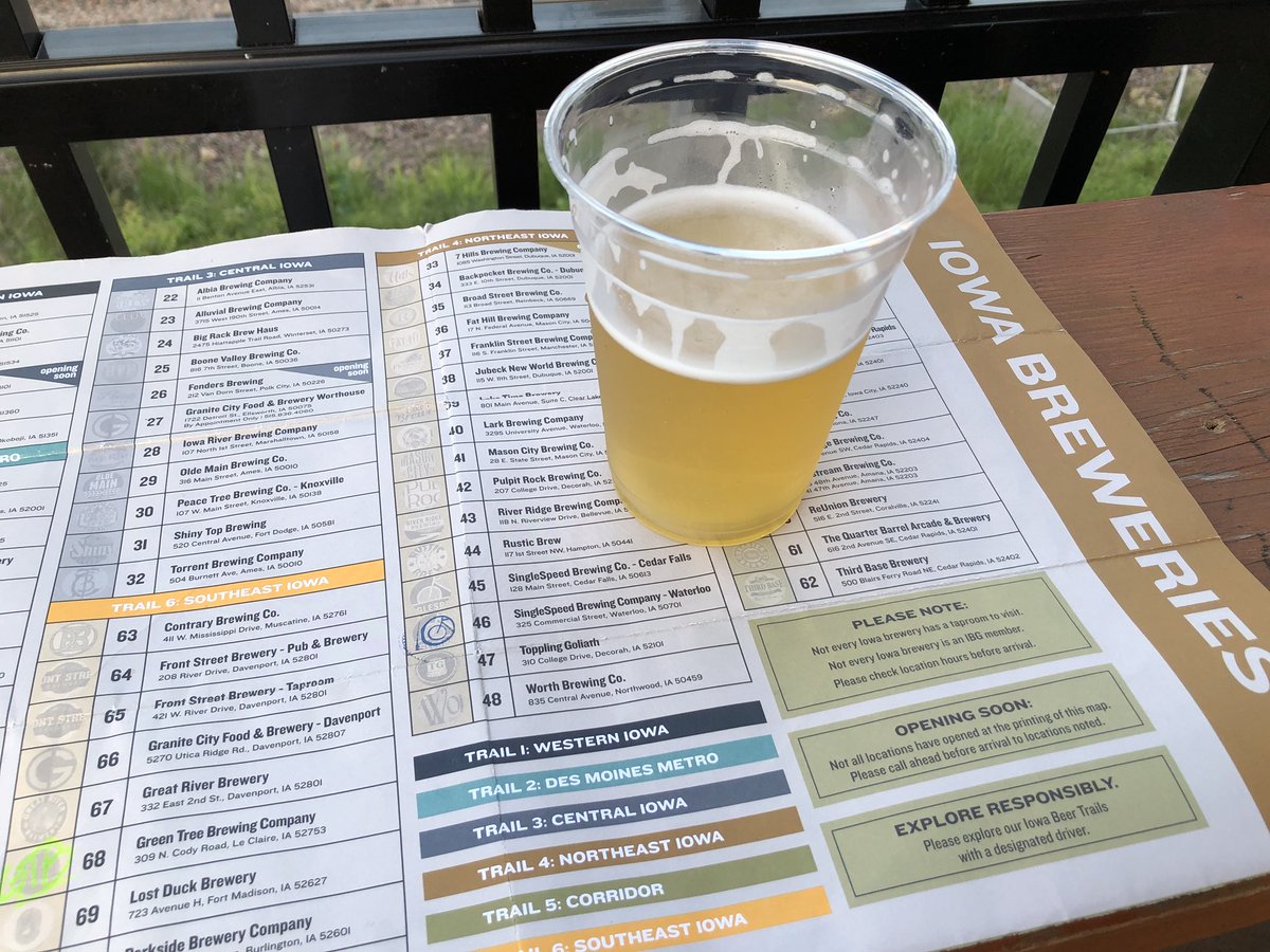 A visit to <a href="/Green_Tree_Brew/">Green Tree Brewery</a> means my husband is one step closer to being the first among his coworkers to conquer the <a href="/IABrewersGuild/">Brewed In Iowa</a>’s Iowa Beer Trail. #IABeerTrails #ThisisIowa #MadeInIowa #ManOnAMission