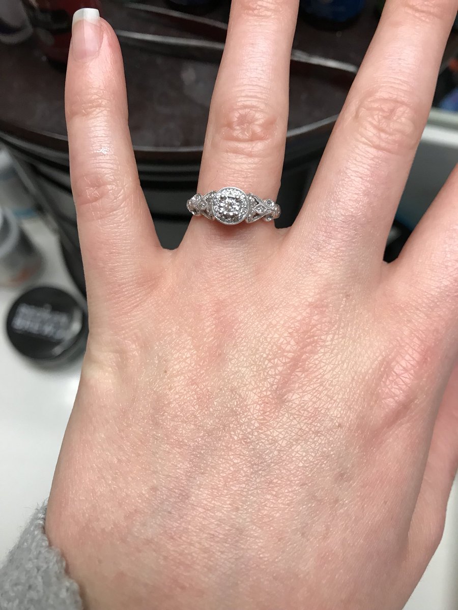 Wrather72's tweet image. She said yes!!!