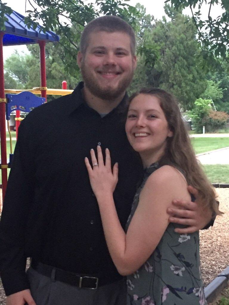 Wrather72's tweet image. She said yes!!!