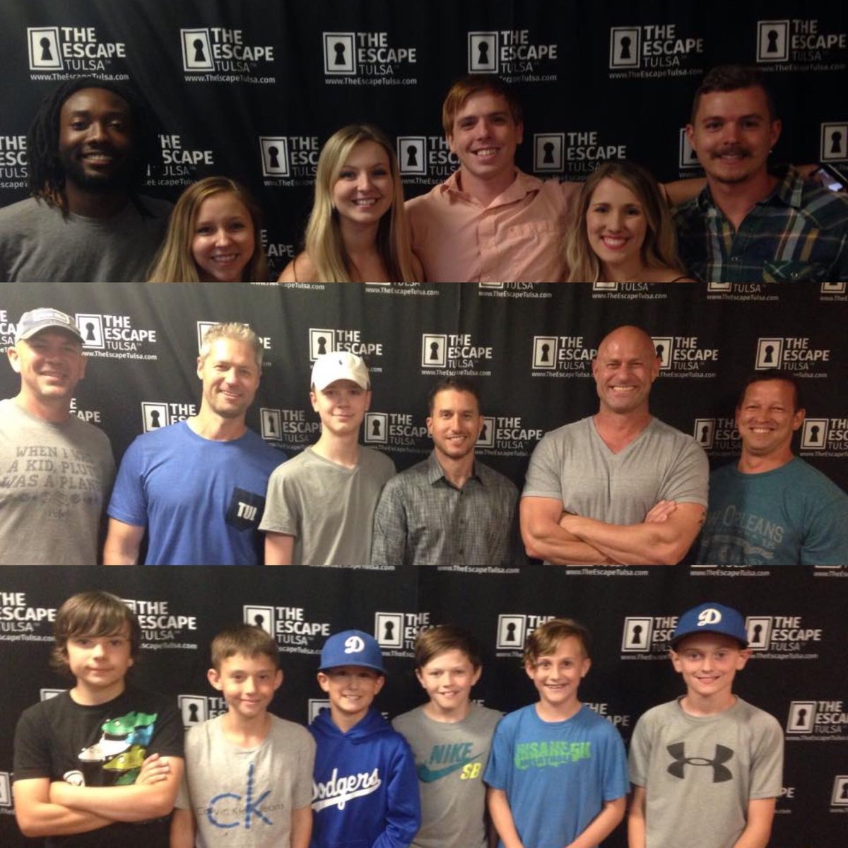 TheEscapeTulsa's tweet photo. So many great escapes last week! Head over to our Facebook page to find your team pics! #escapetulsa #tulsa #keepitlocalok https://t.co/DjbNir5HkY