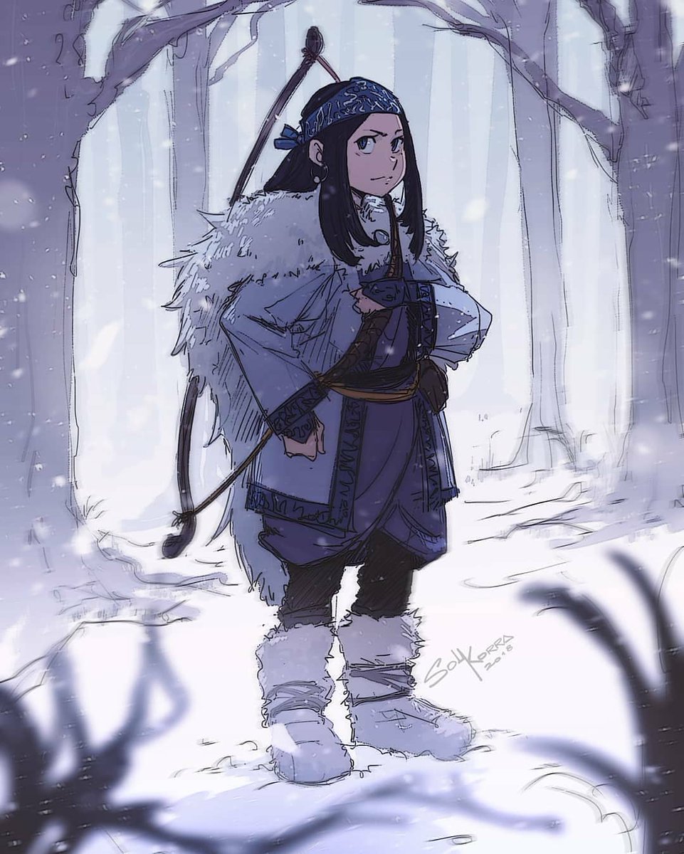 Asirpa From Golden Kamuy ゴールデンカムイ Sol のイラスト