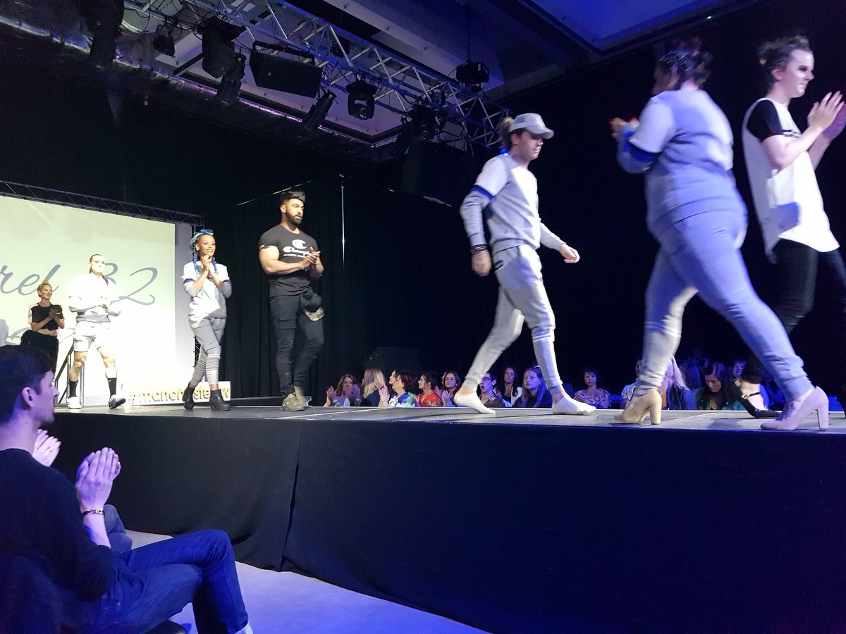 ErinmaBell's tweet photo. Apparell32 at #Manchesterfw great casual wear. All sold online. https://t.co/Es26BEUcMG