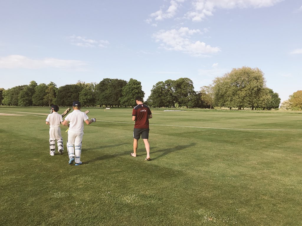 NorthRunctonCC's tweet photo. Well done to our U13 team who won at @StowCricketClub on a very sunny evening 🏏☀️

Highlights: 

Liam Martin 40* after retiring and coming back in! 

9 year old Aaron Minister taking 3 wickets in 3 overs :) 

James Flynn hitting his first ever boundary 🏏

#NRCC https://t.co/ODcyKVeII1