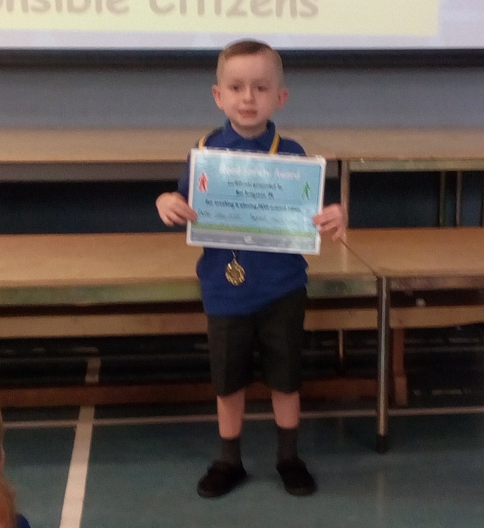 Caldercuilt's tweet image. Thank you to our JRSOs Emma, Olivia &amp;amp;  Christopher for helping Ms McMullen select the class winners of our 'Road Safety Design a Mascot competition'  &amp;amp;  congratulations to Sophie McL (P7) &amp;amp;  Kai D (P1) for our winning mascot illustration &amp;amp; name. #REVEALCOMINGSOON #JRSO