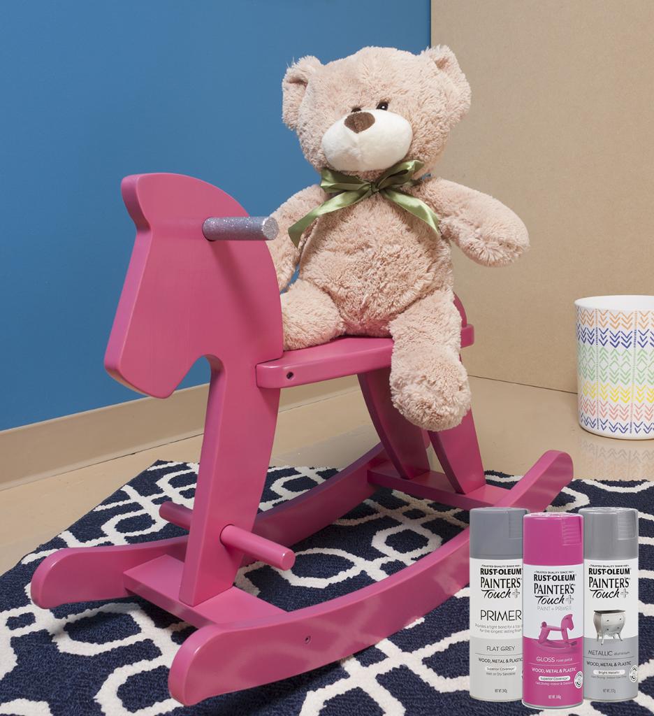 RustOleumAus's tweet photo. This project rocks! Literally. Create a modern rocking horse… and a very happy child… with this super-fun DIY project. Check it out. https://t.co/zBsgjw5rbt https://t.co/X6lOzynpzm