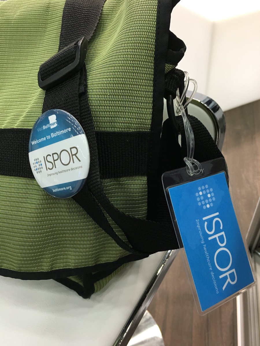 lyn12b's tweet photo. All things ISPOR, all the time at #ISPORBaltimore. Come by booth 213 for more ISPOR swag! https://t.co/xRISKbs7Hr