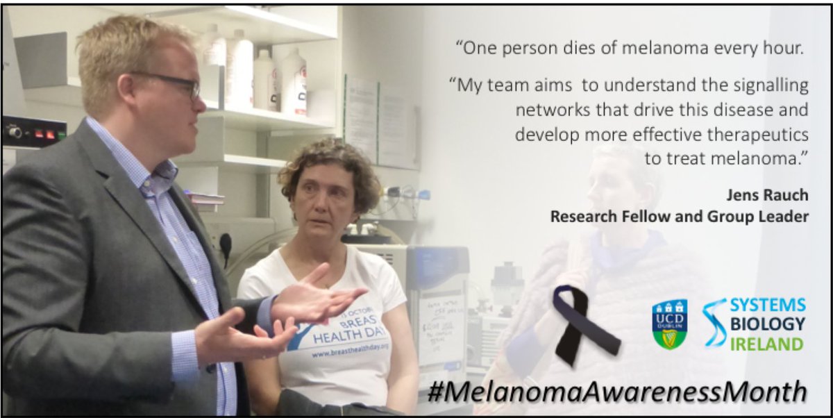 Understanding the #signalling networks and develop more effective therapeutics to treat #melanoma. #MelanomaAwareness #UCDMelanomaAwareness @jensrauch @UCDMedicine