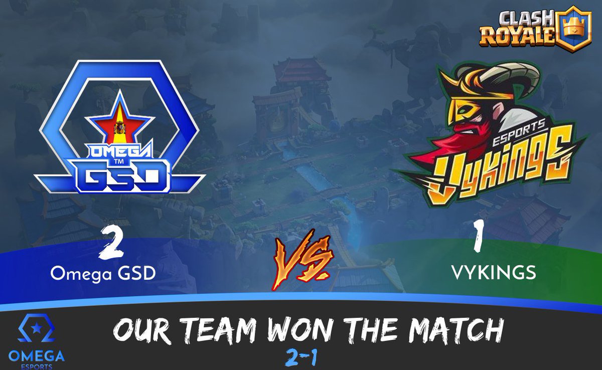 QLASH_Spain's tweet photo. [#CR]

Hoy nuestros chicos han comenzado una gran liga @MagicLeague_CR y como no había que hacerlo con buen pie💪 

Nos enfrentábamos a un gran rival pero nuestro chicos con un gran remontada se llevaban la Victoria 😍

@OmegaGSDeSports 2️⃣-1️⃣ @VykingsClub 

#GoGSD #Omega_OP https://t.co/pzF1ETsU2P