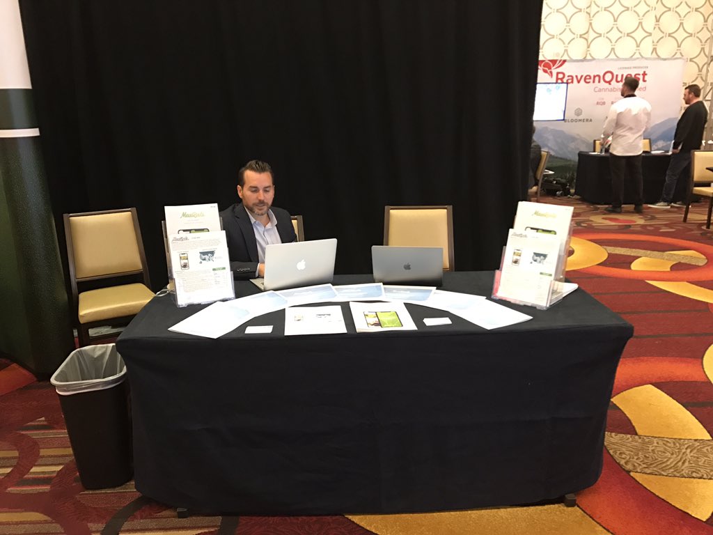 If you're at @IMN_RealEstate #IC3West, stop by our booth, say 'High', and check out a demo of the new @MassRoots Business Portal which will be available for dispensaries in the coming weeks!