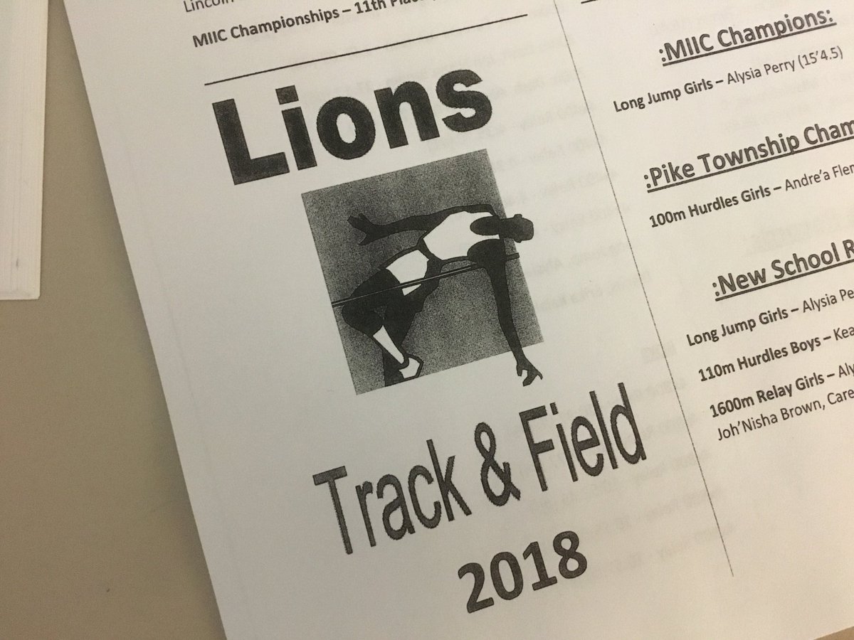 MrIngeTeach's tweet photo. Track and Field Awards Banquet is tomorrow. Come get a packet of track statistics and listen to me talk.
Cafeteria, 6pm.
#RunLionsRun https://t.co/CvXxCFWlP1