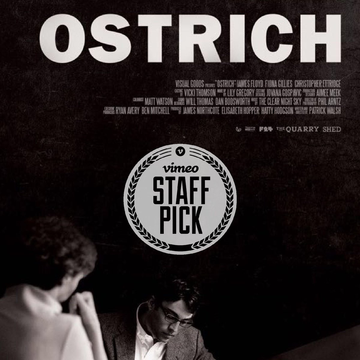 Thank you so much to <a href="/VimeoStaff/">VimeoStaff</a> for including Ostrich in their <a href="/Vimeo/">Vimeo</a> #staffpicks - such a true community of filmmakers and film lovers. Thank you to <a href="/filmsupply/">Filmsupply</a> for putting the film out and giving it so much support.