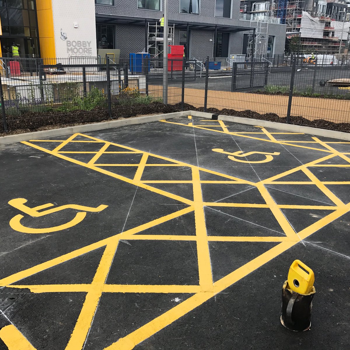 jlj_road's tweet photo. euro disabled bays by JLJ markings call 01843654553 https://t.co/0grONvwerJ