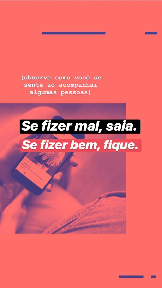 luizavoll's tweet photo. As redes sociais deveriam vir com um aviso, tipo os que vem junto de algumas drogas, pra gente ler todo dia até absorver alguns itens fundamentais para a nossa sanidade mental: https://t.co/mkJKmfLTfG https://t.co/BbSoWrNj8b