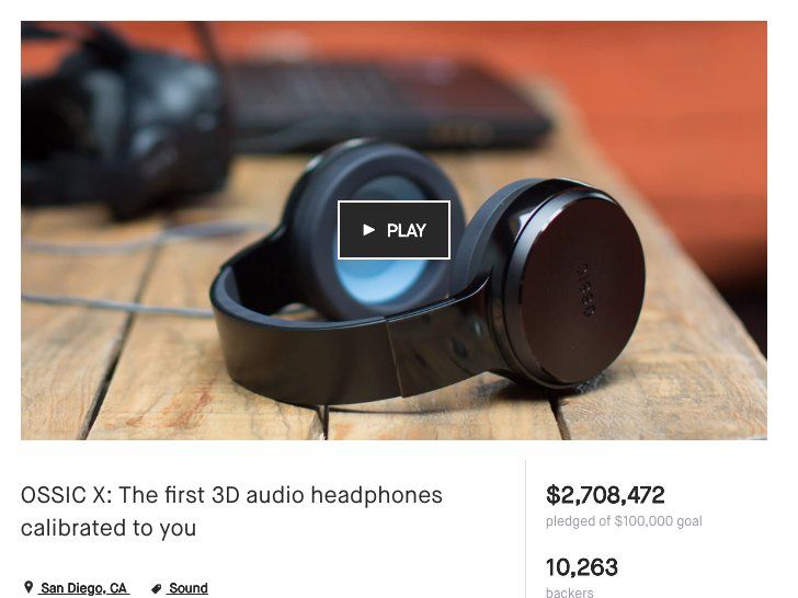 PDX_Reporter's tweet photo. Company that raised over $3 million through #crowdfunding has shut down, and nearly everyone who paid for its $200 headphones lost their money, via @businessinsider https://t.co/KUYEYf8K0L #Ossic #scam https://t.co/0TGXGiIUlK