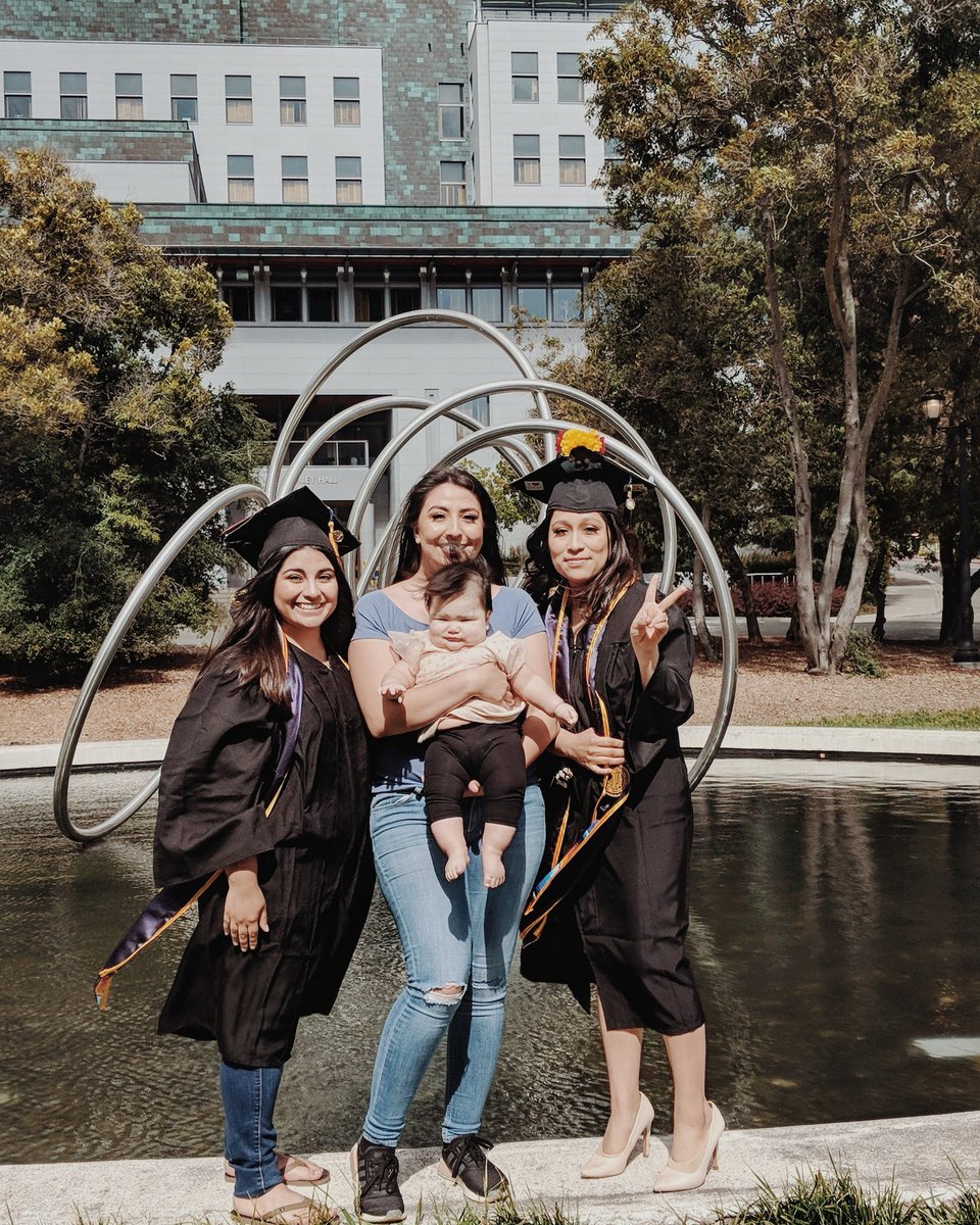 My biggest support system from Cal has finally graduated! They are no longer undergraduate students, but UC Berkeley first generation Latinx Alumni ❤️💯 they are the true real ones. Baby Hayley you have an amazing strong mother and a great role model. #SiSePuede #CalAlumni