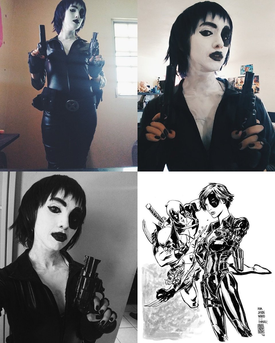 mariekings's tweet photo. Forgot to tweet this yesterday.. I was Domino at @PRCOMICCON Sunday May 20th 2018. 🖤
#domino #XForce #feelinglucky #prcomiccon #prcc18 #marvel #dominocosplay https://t.co/git3Vlw9XB