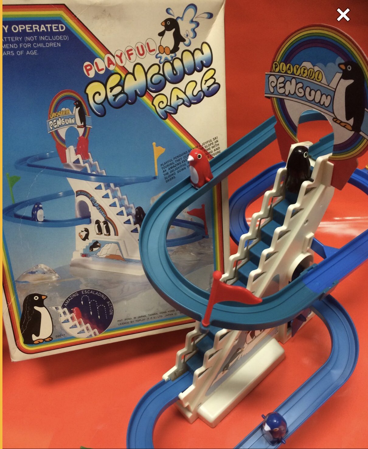 playful penguin race toy