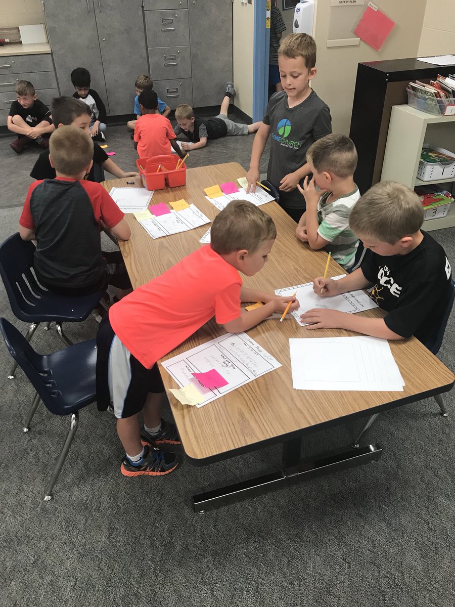 FirstwithFarny's tweet photo. Started our writing creativity challenge with @McClainKinders this morning! #whattodowithanidea? #thinkerscollaborate https://t.co/XpfGtJ1U7h