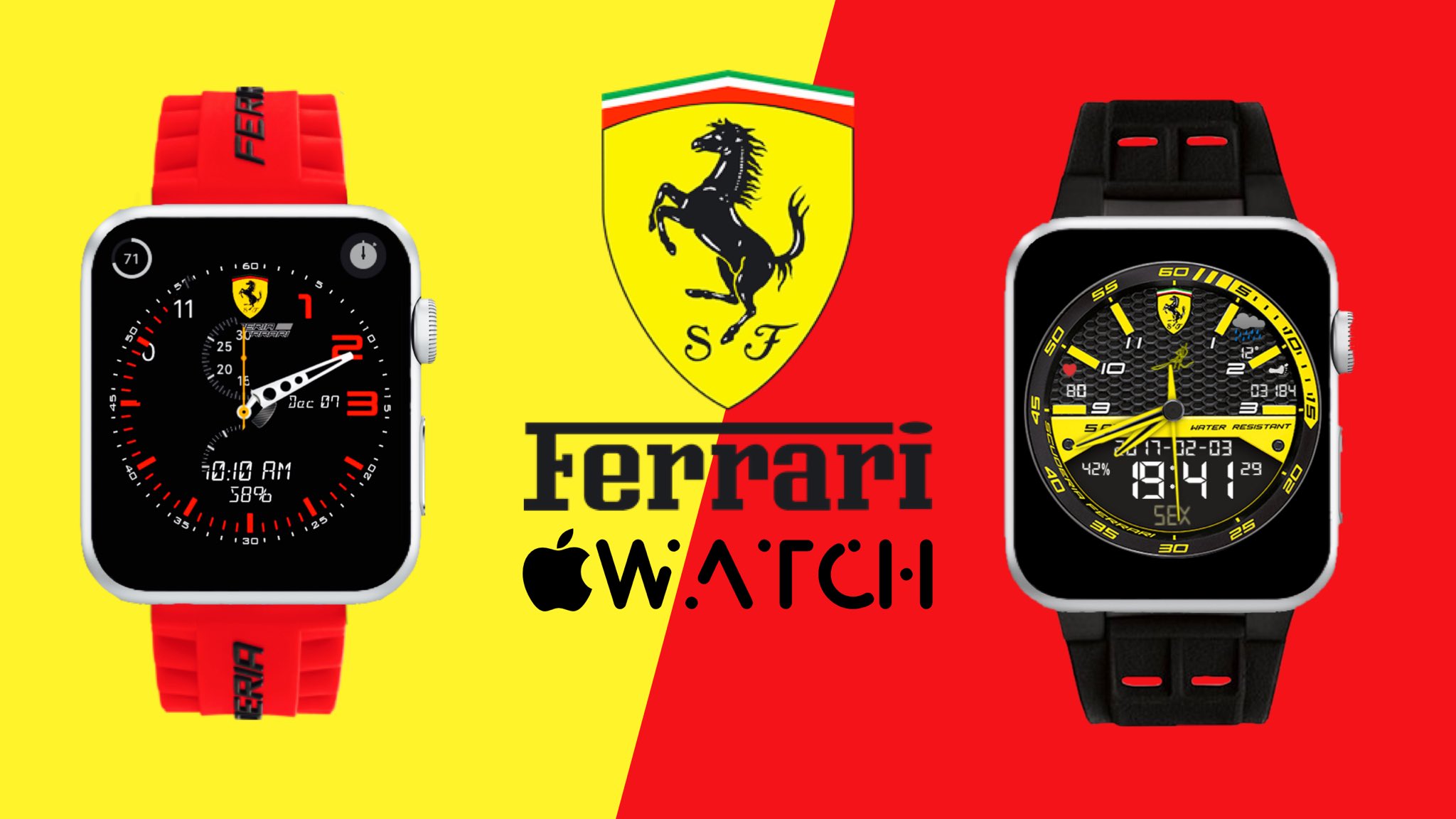 Apple watch ferrari face hotsell