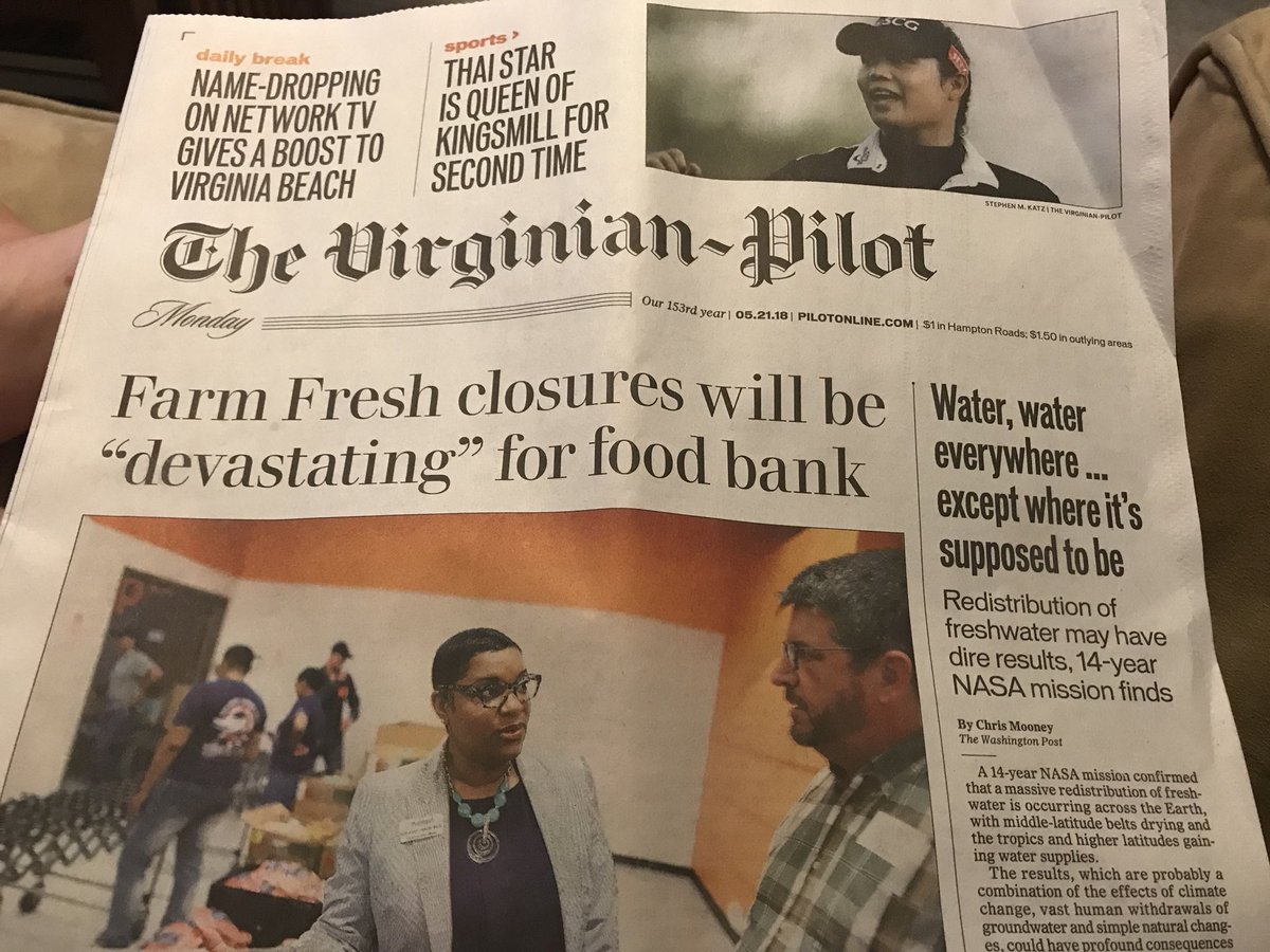 Wondering how many readers of @virginianpilot caught the Samuel Taylor Coleridge allusion on the front page this morning? #literacy #literatureLOVE