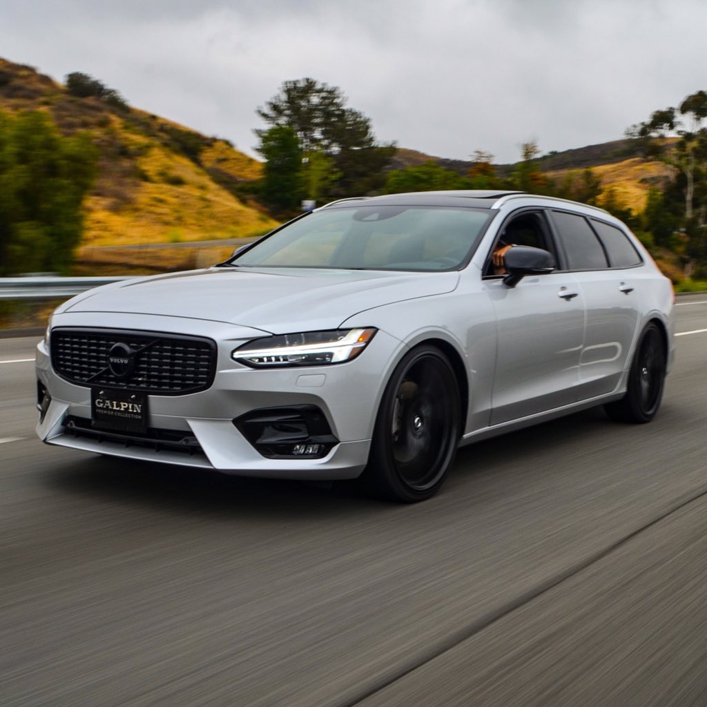 Custom blacked out V90 T6 R-Design by <a href="/galpinautosport/">Galpin Auto Sports</a>. Photo by: Malibu Autobahn.