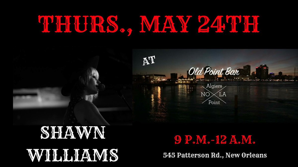 #AlgiersPoint! We’ll see you on Thursday at Old Point Bar, 9 p.m. - 12 a.m.! Lauren Sturm on 🎹, Amber Mouton on 📯, Pete Bradish on 🥁, Red DeVecca on bass! #NOLA #NewOrleans#Algiers #Louisiana