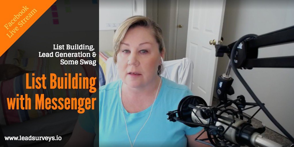 "Who knew talking about list building and lead generation could be so much fun?" goo.gl/7LcmZF #Facebook #FacebookLive #Bot