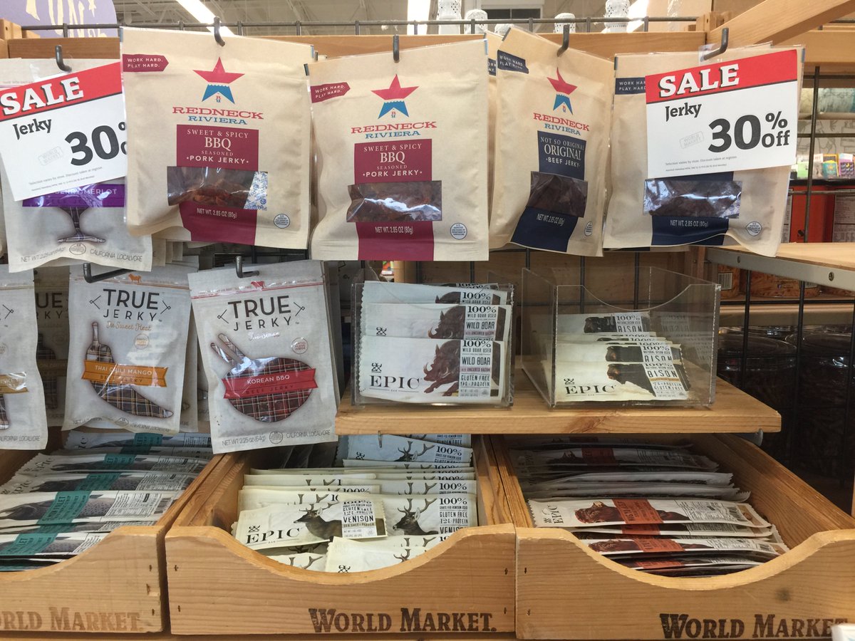 Pegasus_Cindy's tweet photo. @johnrich @RedneckRiviera @worldmarket @FoldsofHonor WOO HOO!!!! I'm so happy our local World Market has it! #ExtraTender #ExtraTasty #HappyDance Thank you @worldmarket @RedneckRiviera @johnrich FOR BRINGING SOME @RedneckRiviera LOVE TO WISCONSIN! Now I hope to get some RR Whiskey here in WI too! https://t.co/zTImQVXw33