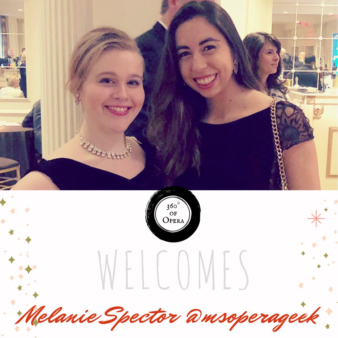 360ofOpera's tweet image. Big announcement! 🌟
#360ofopera is growing! Please join me in welcoming @MsOperaGeek to the team! Melanie has done amazing things in the opera world at the young age of 20! I am so thankful she agreed to join the ride and help me so that 360 can continue to grow! Go team! ♥️😊