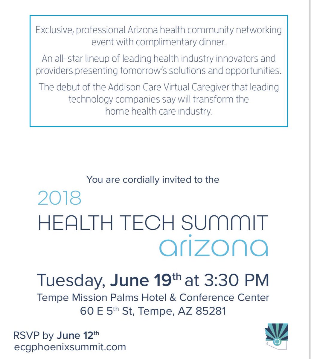 tdohrmann's tweet photo. It’s beginning. Taking registrations beginning this evening. See amazing ECG and AWS powered technologies. Incredible presenters. @ElectronicCare #AWScloud #Sumerian #SameDaySecurity @Addison.Care https://t.co/YWQIOgFNsC