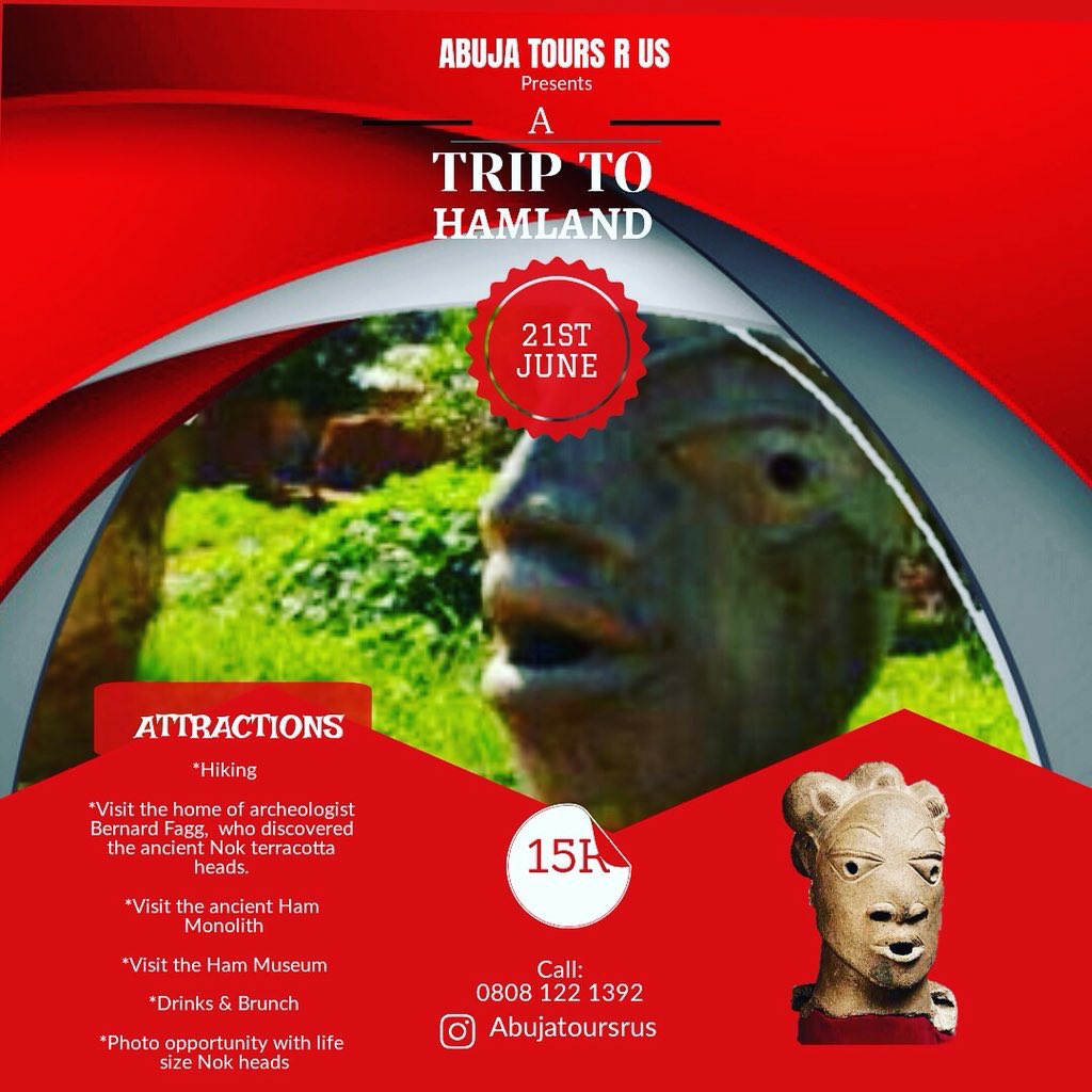 AbujaToursRus's tweet photo. We set off to #hamland , home if the #nokterracotta heads to #Abuja. Who’s with us? https://t.co/MgEtZy5woY