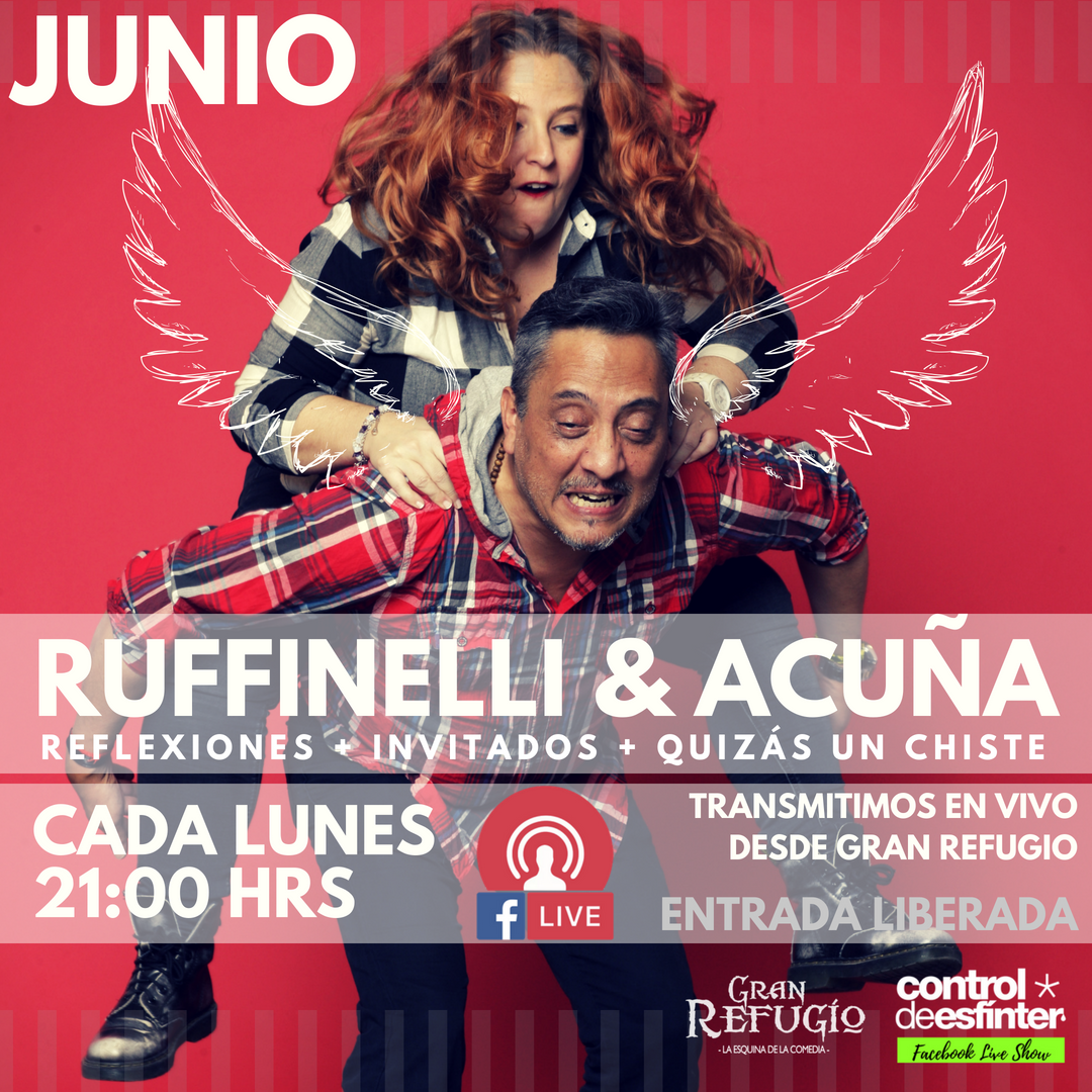 bruffinelli's tweet photo. en JUNIO volvemos con @macfern a hacer #ControlDeEsfinter !!! nuevo formato, invitados, secciones weonas... atentos #expushup #iglesiaruffinelliana FACEBOOK LIVE cada lunes https://t.co/9xbetLJlFr