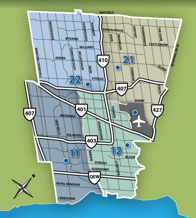 Peel Regional Police on Twitter "Did you know we have 5 divisions? We