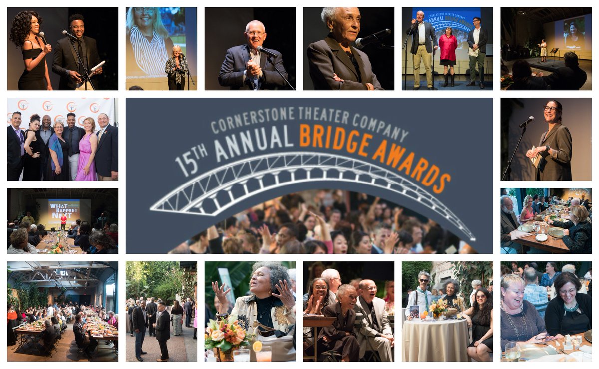 cornerstonethtr's tweet photo. A very memorable evening filled with laughter and good times at last week's 2018 #BridgeAwards. A special thanks to all our guests, sponsors, presenters, and honorees. Enjoy some of the moments caught by the camera here. https://t.co/dyOh8rBjgR https://t.co/0OsLeVtxK9